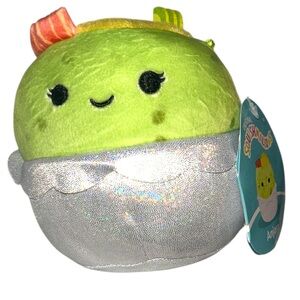 Squishmallows Anjara Sparkly Silver & Green Breakfast Burrito S5